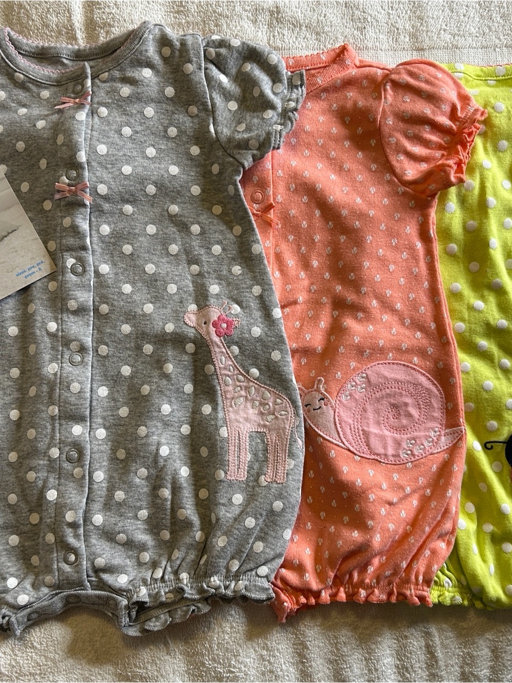 Simple Joys by Carter’s 3-Pack Snap-Up Rompers